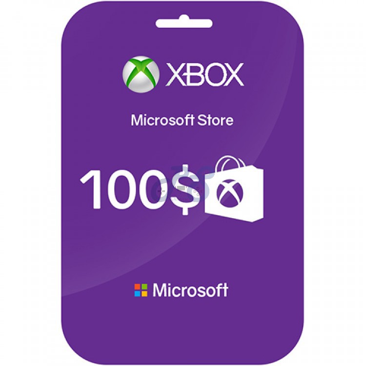 خرید گیفت کارت ۱۰۰ دلاری ایکس باکس xbox gift card