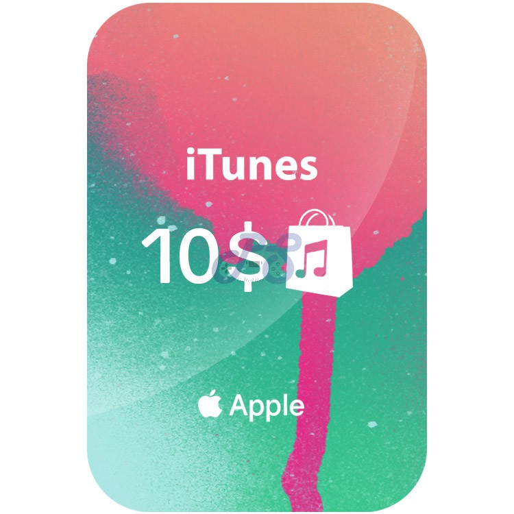 خرید گیفت کارت آیتونز 10 دلاری iTunes