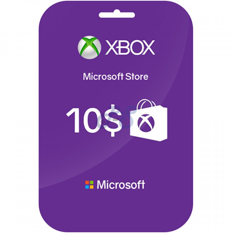 خرید گیفت کارت ۱۰ دلاری ایکس باکس xbox gift card