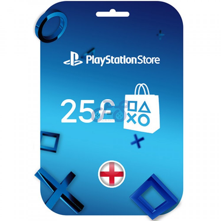 خرید گیفت کارت PSN انگلستان 25 پوندی Playstation Network Gift Card