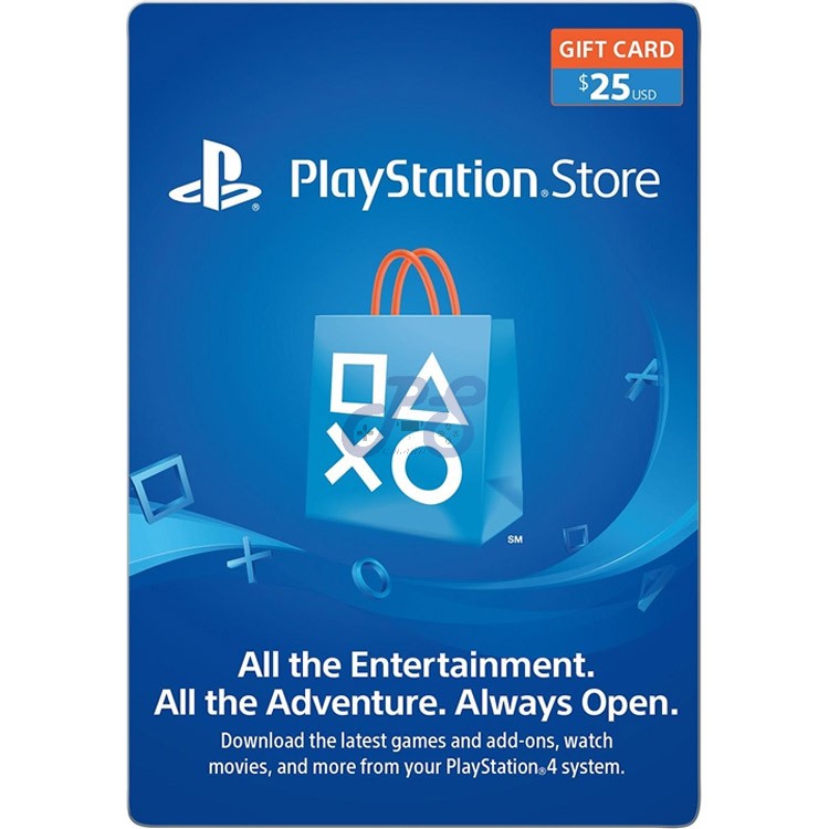 psn 25 gift card us فیزیکی