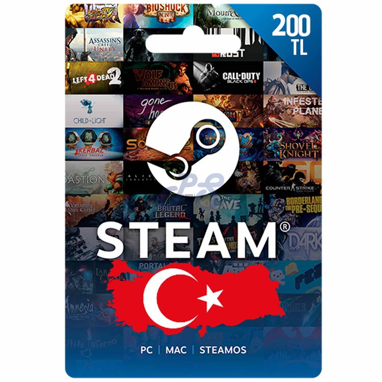 steam 200tl gift card turkey digital code