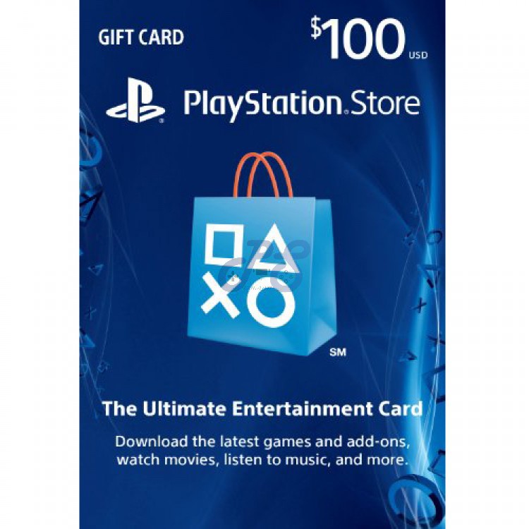 خرید گیفت کارت PSN آمریکا 100 دلاری فیزیکی Playstation Network Gift Card