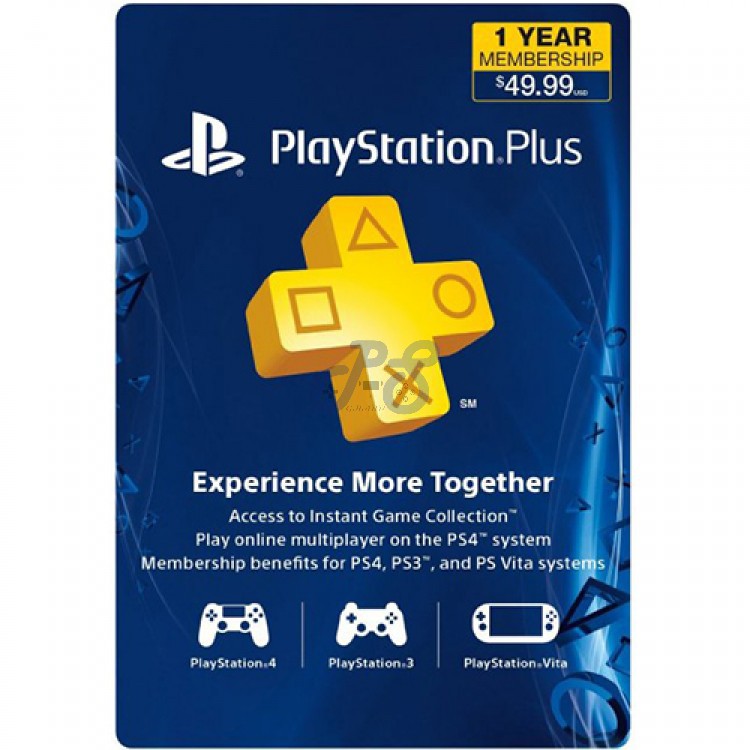 خرید اکانت Playstation Plus یک ساله آمریکا پلی استیشن پلاس فیزیکی PS Plus
