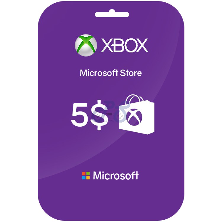 خرید گیفت کارت ۵ دلاری ایکس باکس xbox gift card