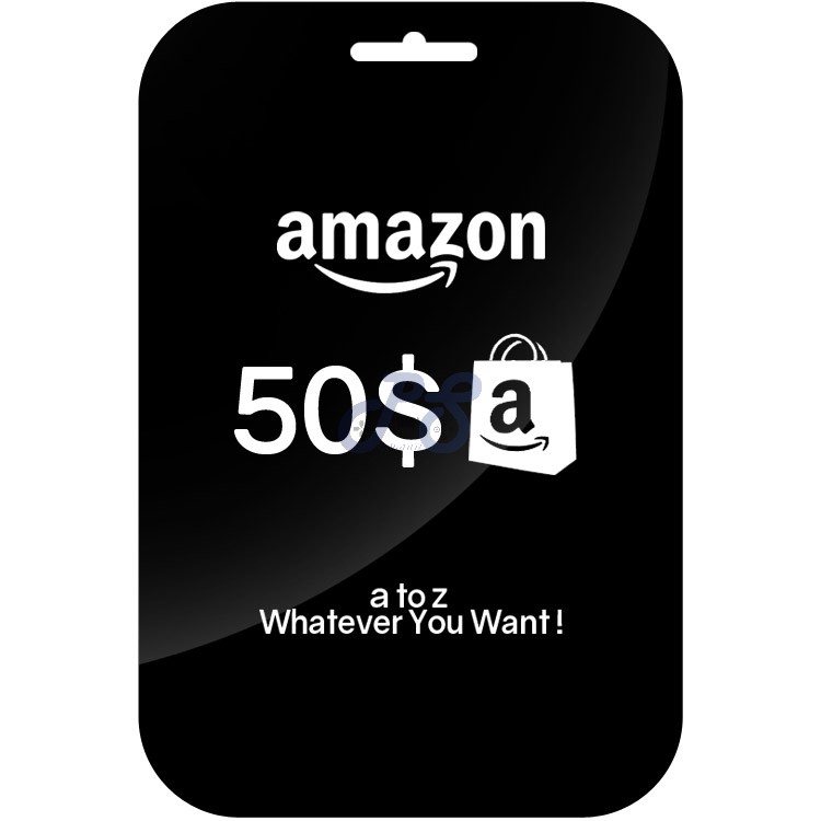 خرید گیفت کارت آمازون Amazon 50 دلاری