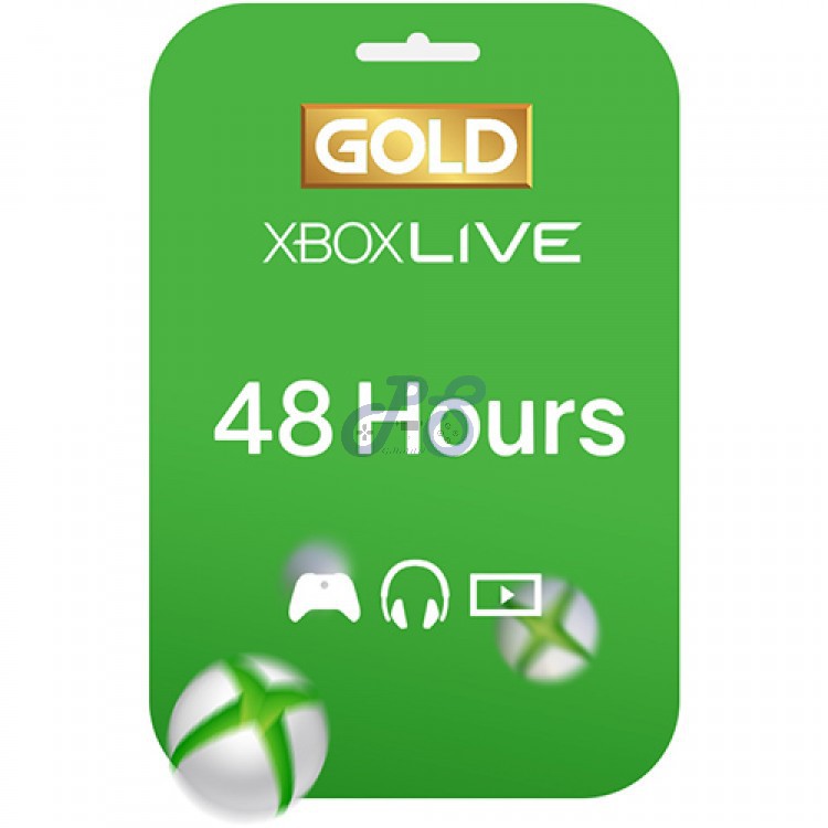 خرید اکانت گلد ایکس باکس لایو ۴۸ ساعته دیجیتالی xbox live gold 