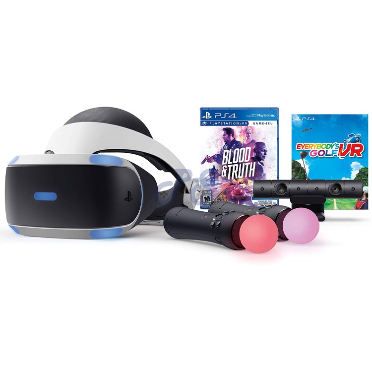 playstation vr blood and truth and everybody s golf bundle zvr2