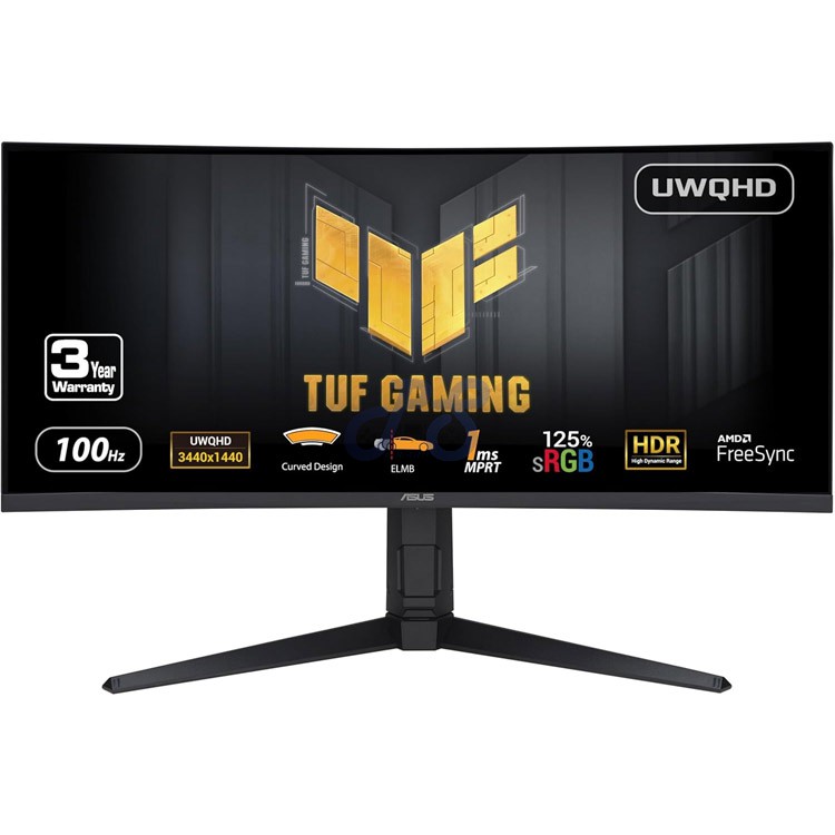 asus tuf gaming vg34vqel1a uwqhd curved monitor