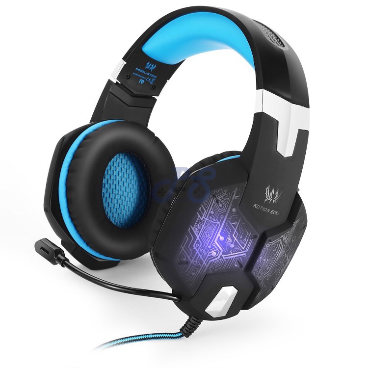 kotion each g1000 gaming headset blue