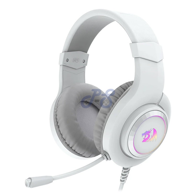 redragon hylas usb gaming headset white