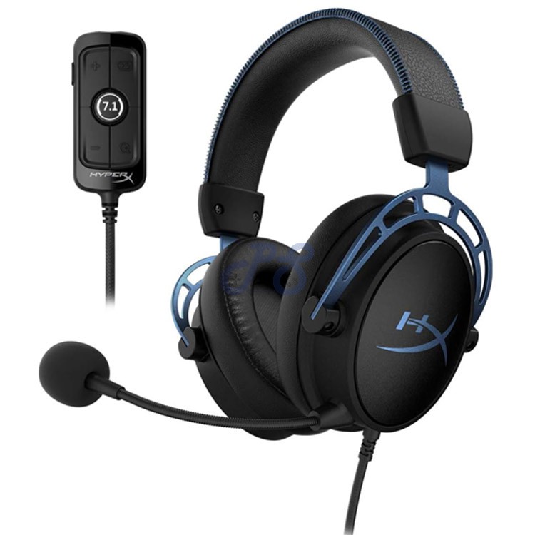 hyperx cloud alpha s gaming headset blackblue