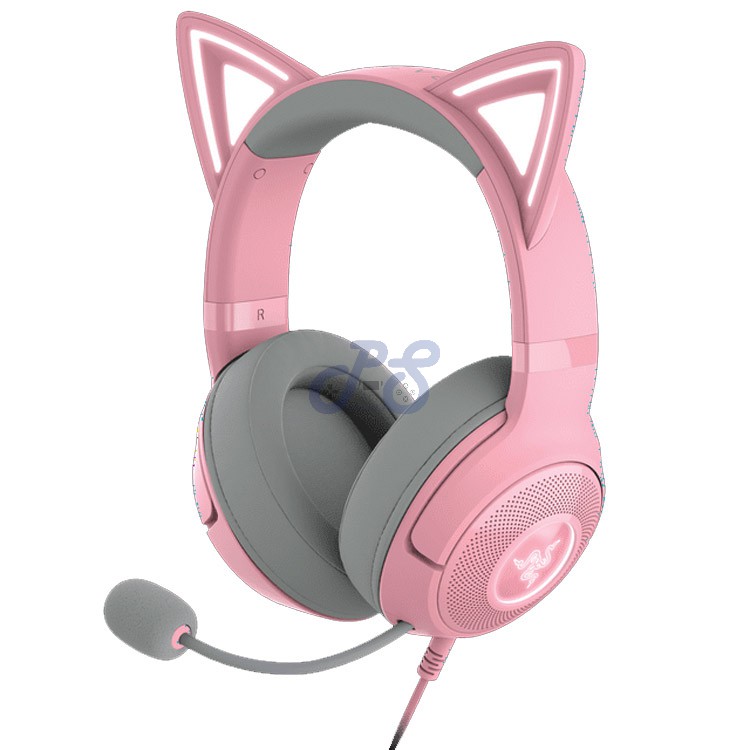 razer kraken kitty v2 gaming headset quartz pink