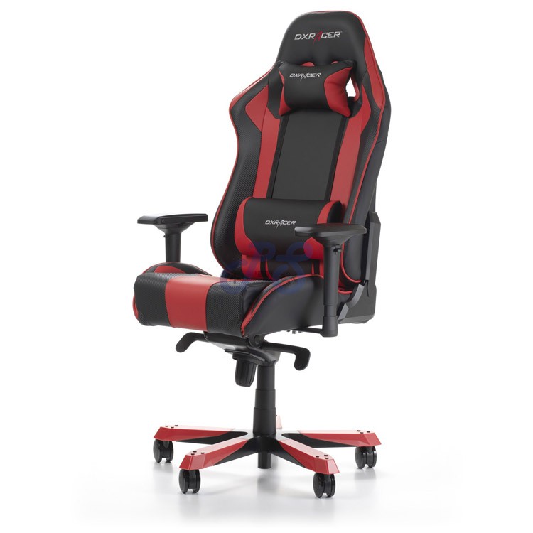 dxracer king series gaming chair red black