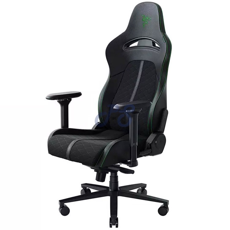 razer enki gaming chair black green