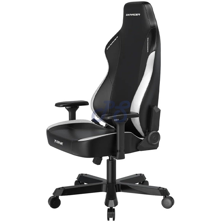 dxracer tank super plus gaming chair blackwhite epu leatherette