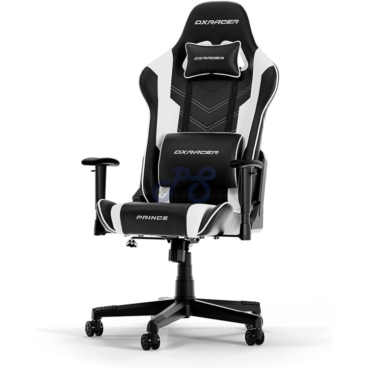 dxracer prince series gaming chair blackwhite