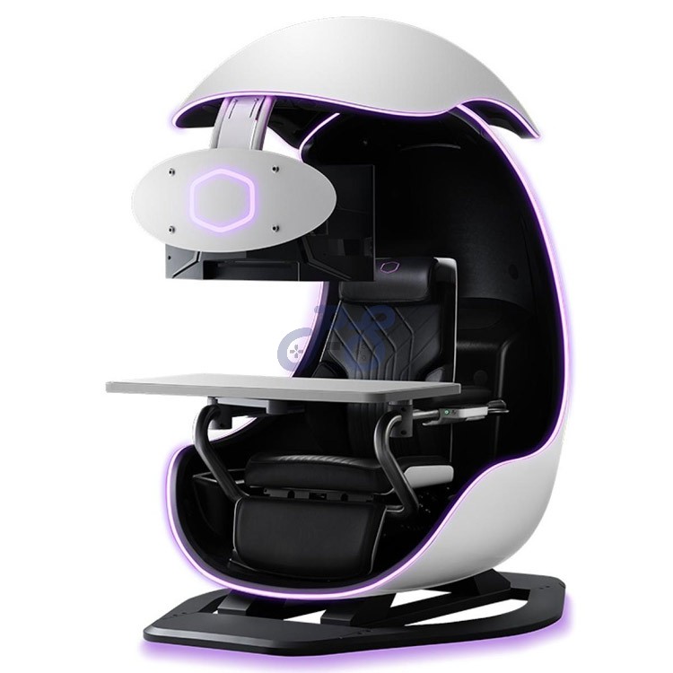 cooler master orb x game station arctic white