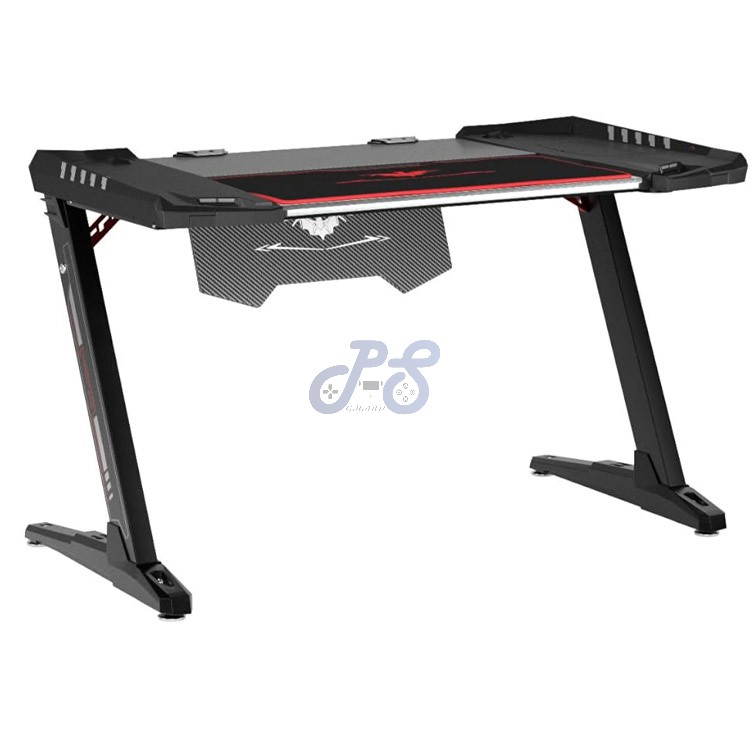 eureka z2 gaming desk black