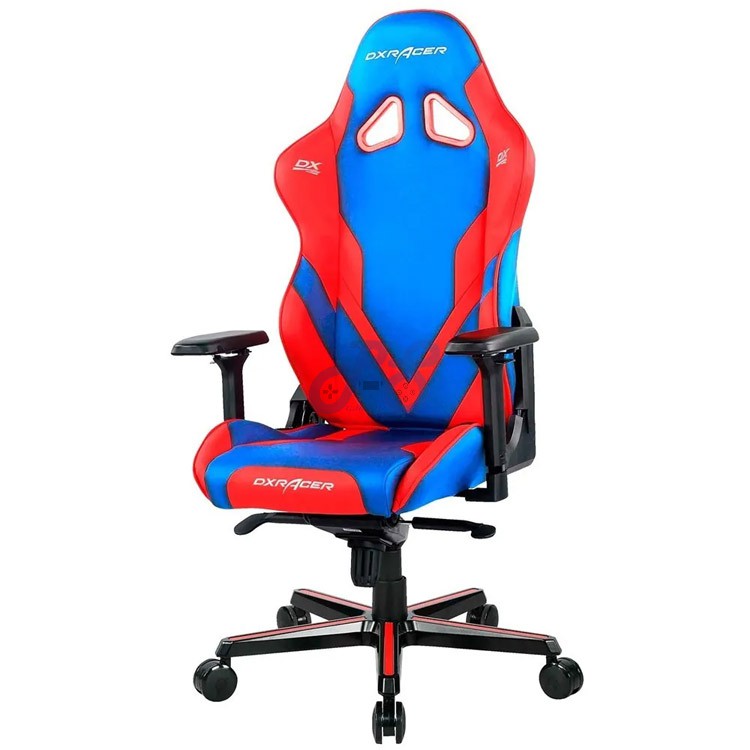 dxracer gladiator series gaming chair bluered