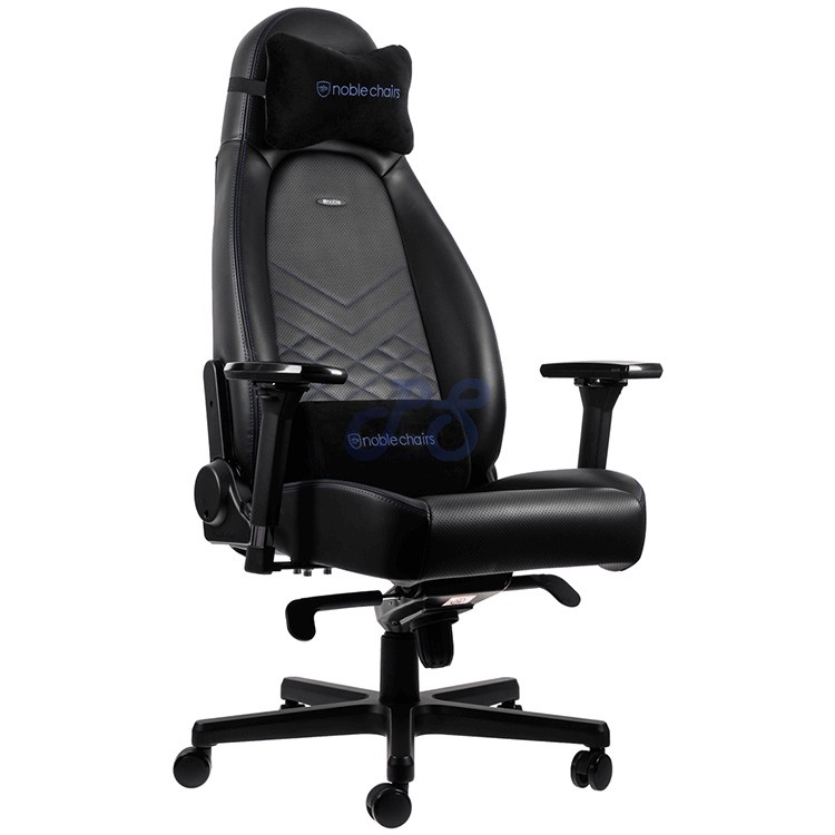 noblechairs icon black blue gaming chair