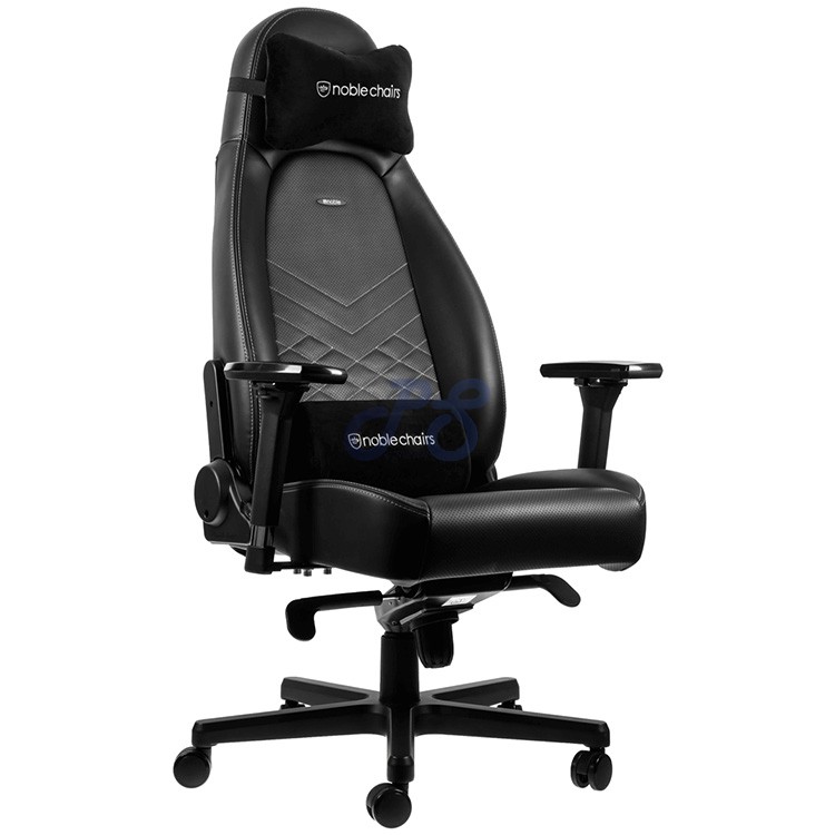 noblechairs icon black white gaming chair