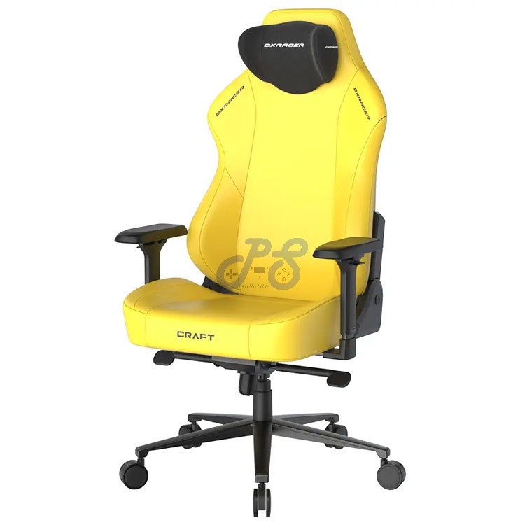 dxracer craft series gaming chair yellow xl