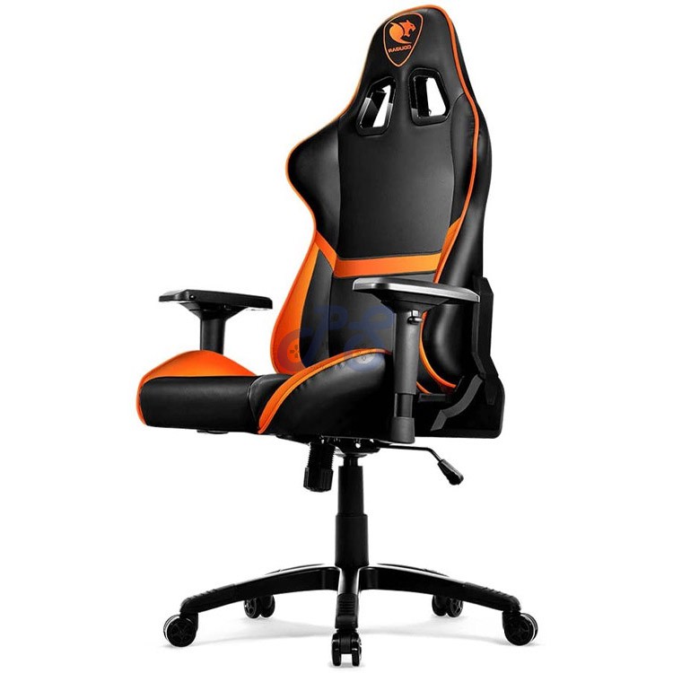 cougar armor gaming chair orange