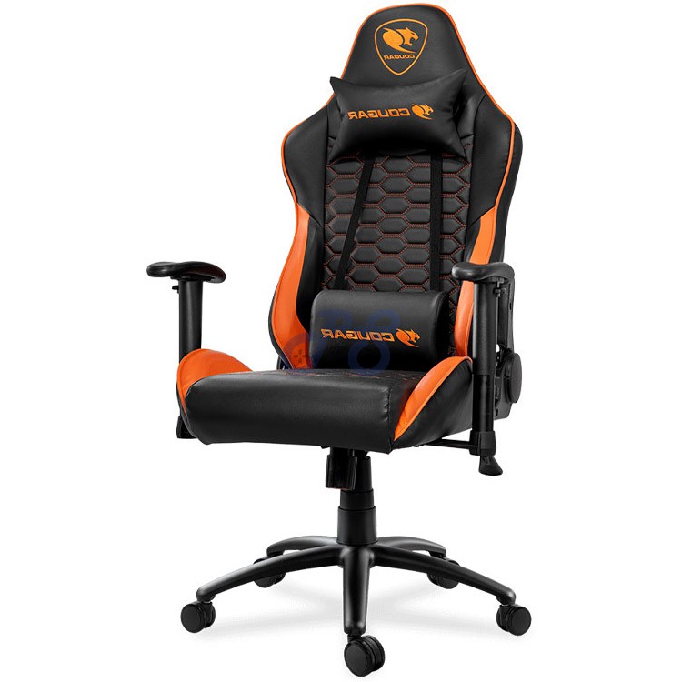 cougar outrider gaming chair orange