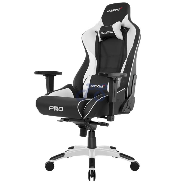 akracing master series pro gaming chair white
