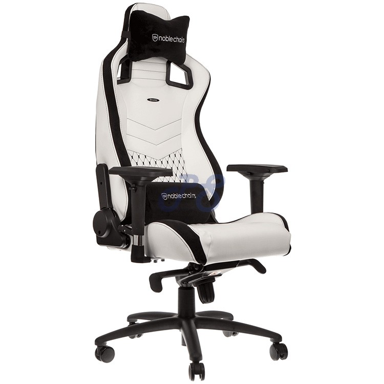 noblechairs epic white black gaming chair