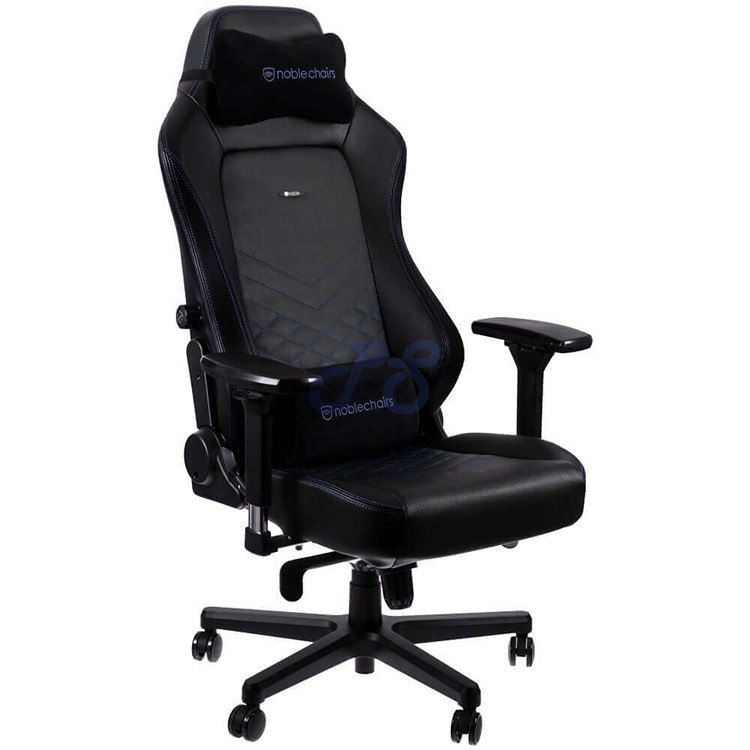 noblechairs hero black blue gaming chair