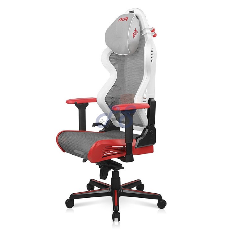 dxracer air series gaming chair white red