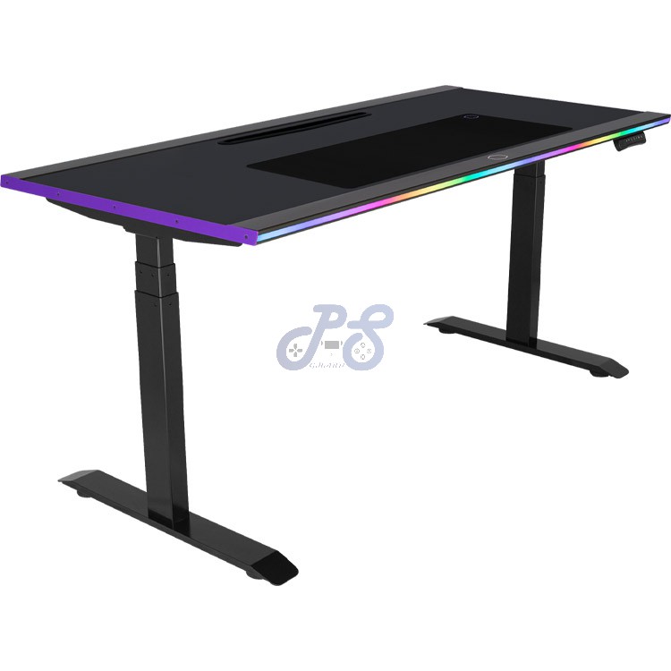 cooler master gd160 argb gaming desk with mouse mat
