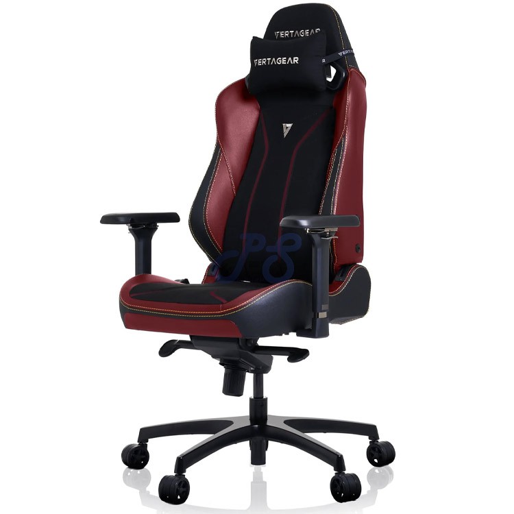 vertagear sl5800 ergonomic gaming chair burgundy red