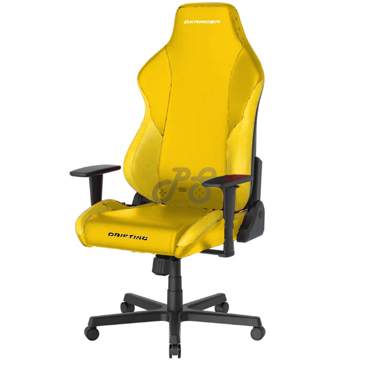 dxracer drifting series gaming chair yellow xl