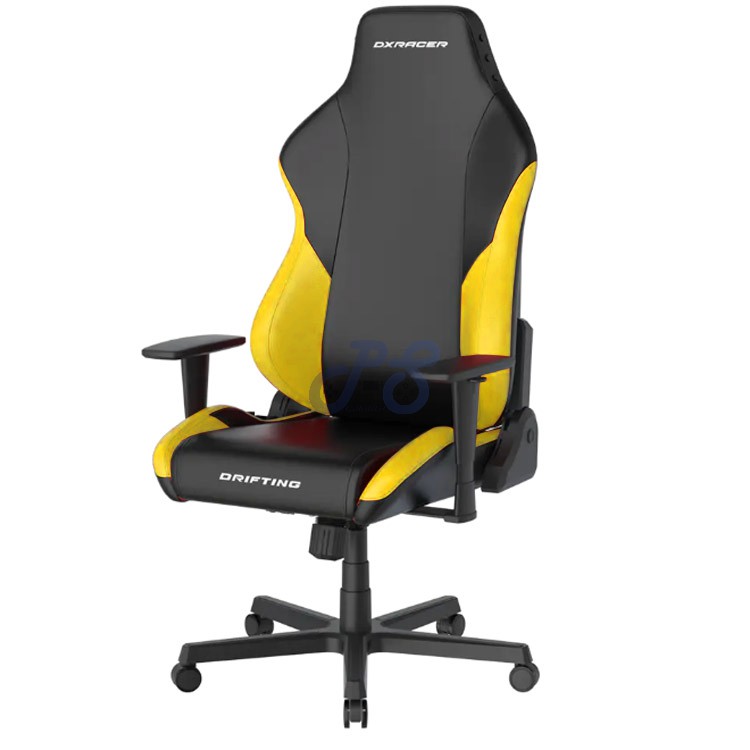 dxracer drifting series gaming chair black amp yellow xl