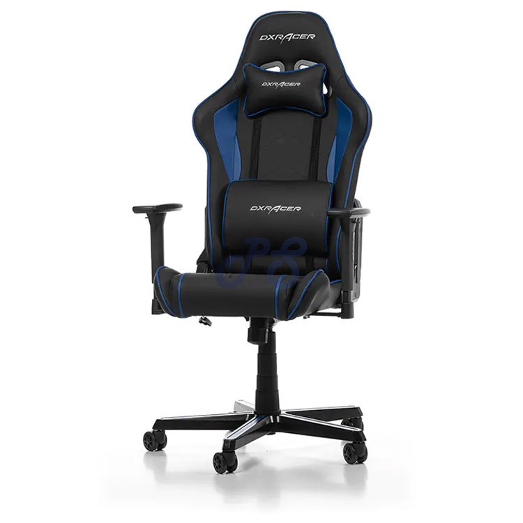 dxracer prince series gaming chair black blue