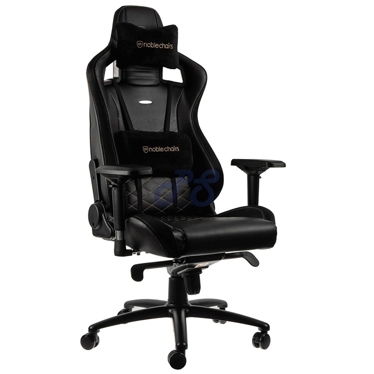 noblechairs epic black gold gaming chair