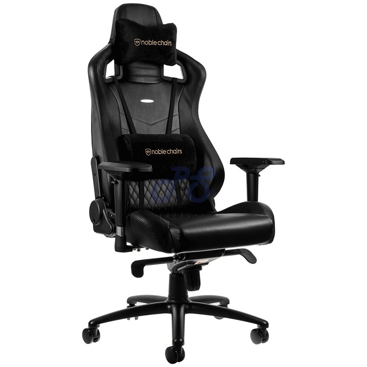 noblechairs epic REAL LEATHER BLACK gaming chair