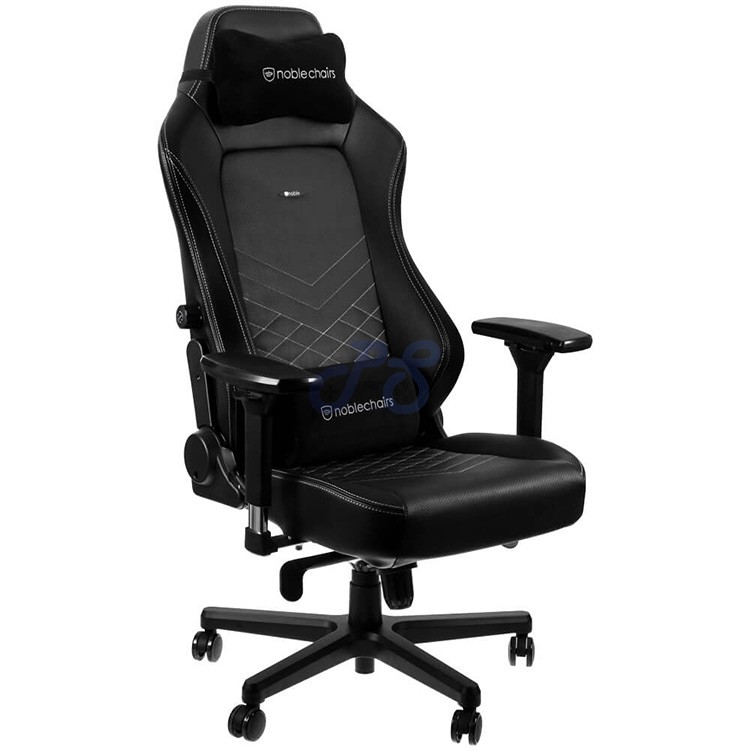 noblechairs hero black white gaming chair 3947