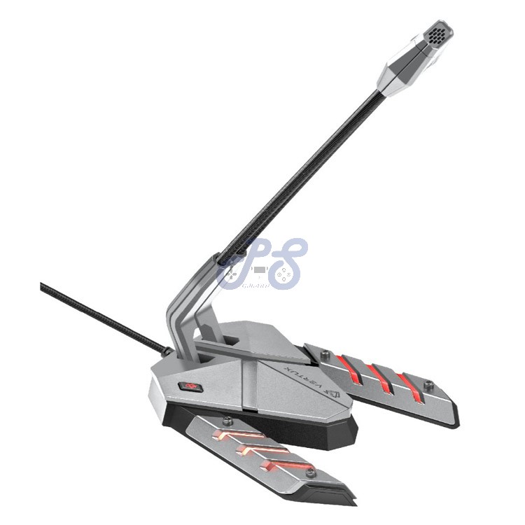 vertux streamer 3 microphone grey
