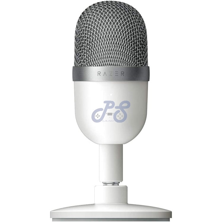 razer seiren mini usb microphone mercury white