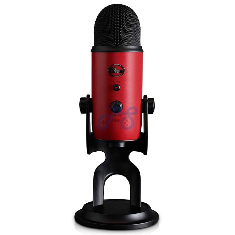 blue yeti microphone satin red