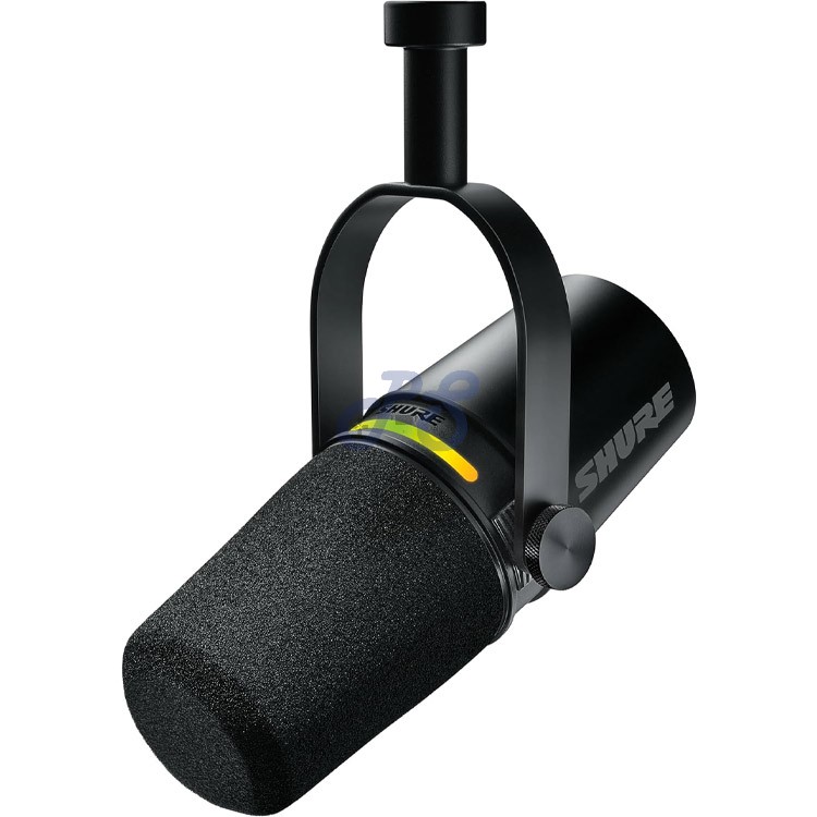 shure mv7 podcast microphone black