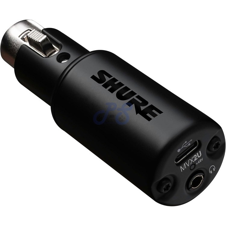 shure mvx2u xlr to usb digital audio interface