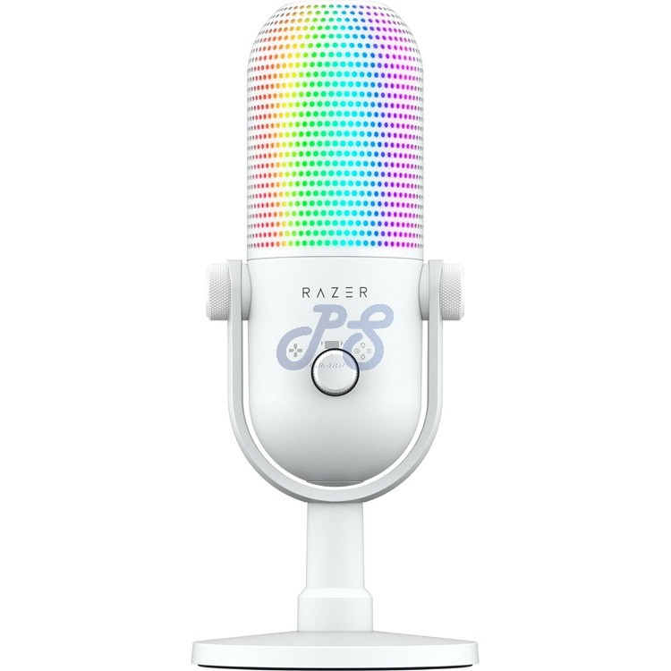 razer seiren v3 chroma usb microphone white