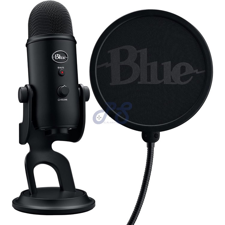 blue yeti game streaming kit blackout edition