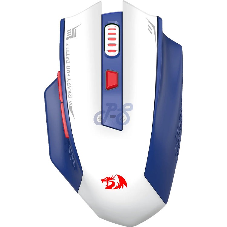 redragon woki wireless gaming mouse whiteblue
