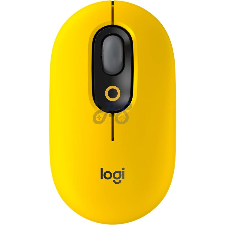 logitech pop wireless mouse blast yellow